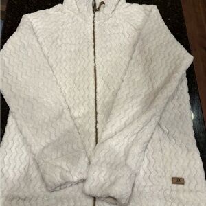 ZeroXposur Women's Cream Teddy Jacket